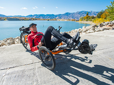 bob sitting in his trike