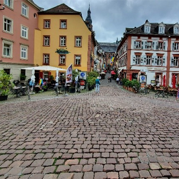 Street Square in Europe