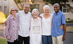 group of elderly people